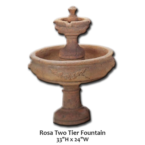Rosa Two Tier Fountain