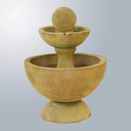 Round Combo Fountain With Spillways