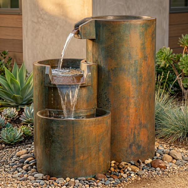 Round Cascade Fountain