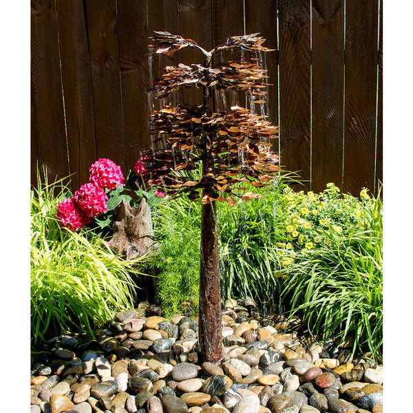 40" Copper Sequoia Tree Garden Fountain