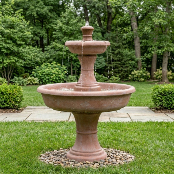 Shasta Two Tier Garden Fountain