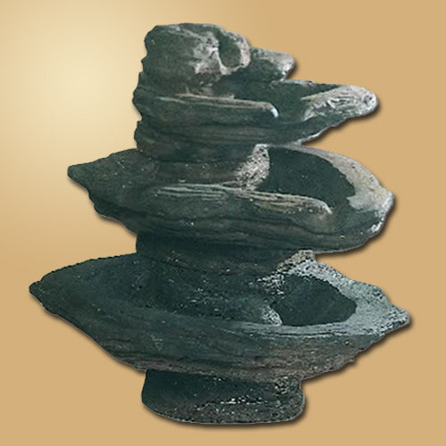 Slate Three Tier Outdoor Water Fountain