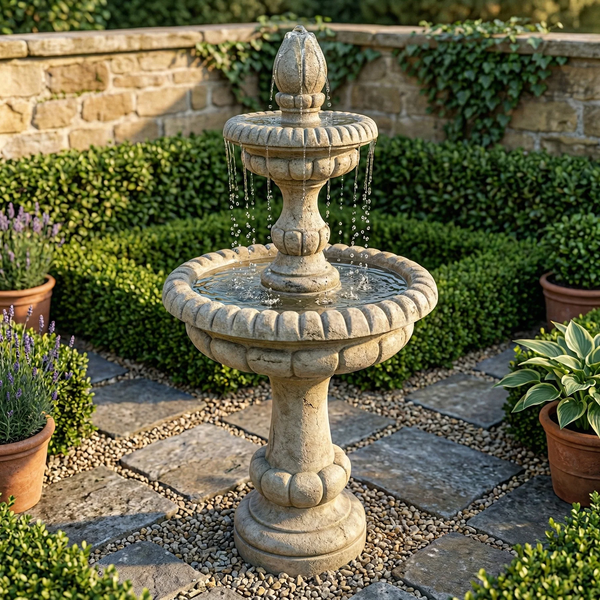 Pioggia Tiered Garden Fountain - Small