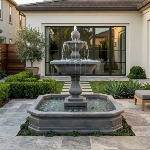 Solara Quadra Pond Fountain