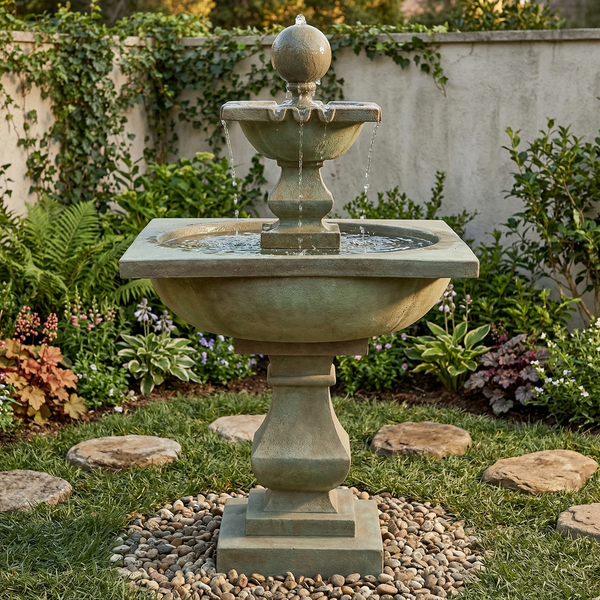 Solara Two Tier Fountain