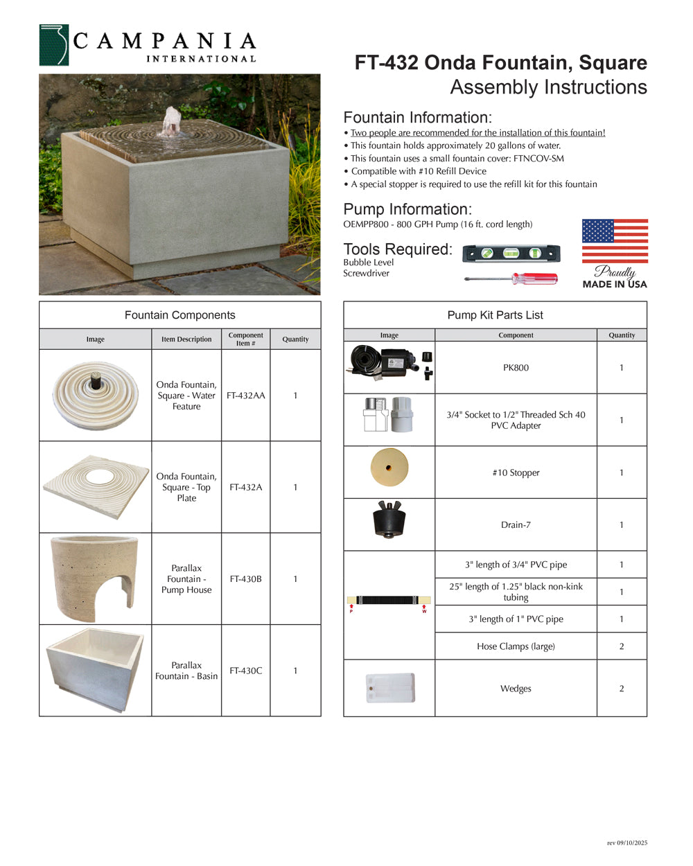 Square Onda Fountain