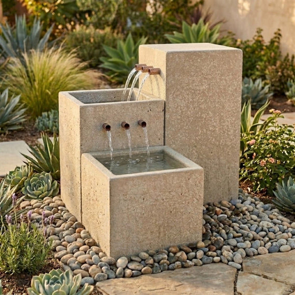 Square Streams Cascade Fountain