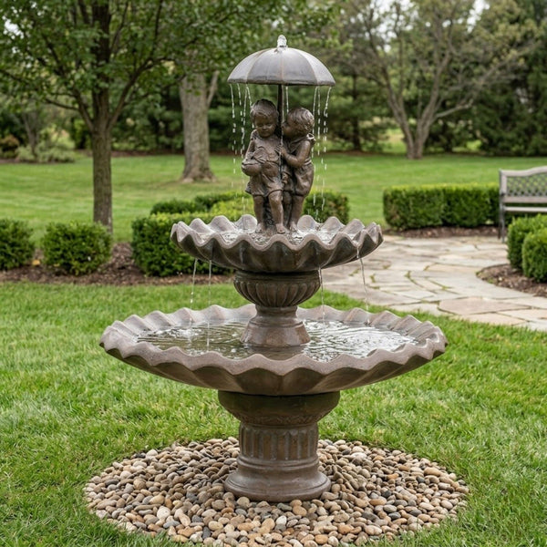 Sweetheart 2-Tier Garden Water Fountain