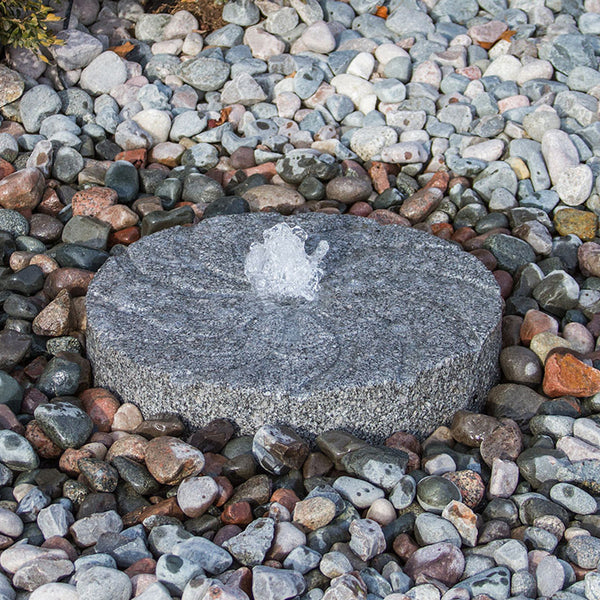 Swirl Millstone Granite Stone Fountain