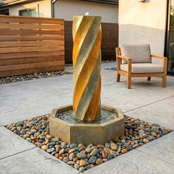 Swirl Water Fountain No Ball