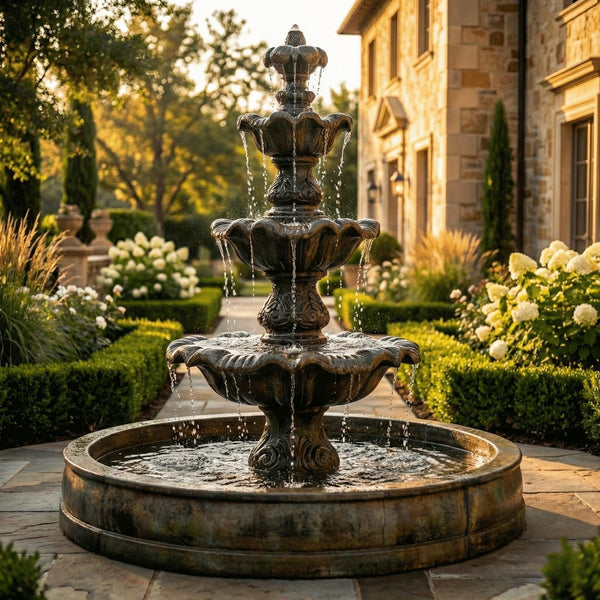 Three Tier Renaissance in Valencia Fountain
