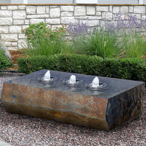 Triple Drilled Ichise Stone Fountain