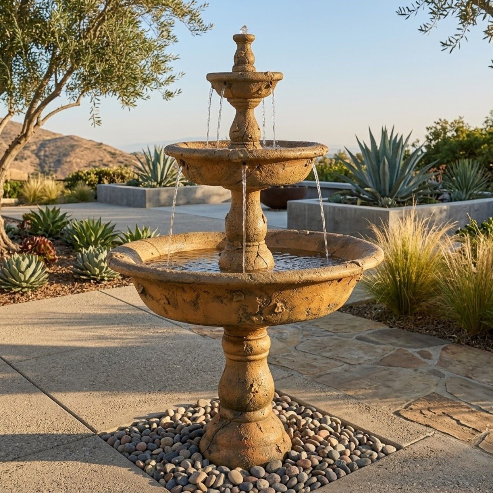 Triple Tazza Tier Fountain