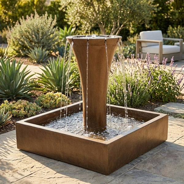 Trome Square Pond Fountain