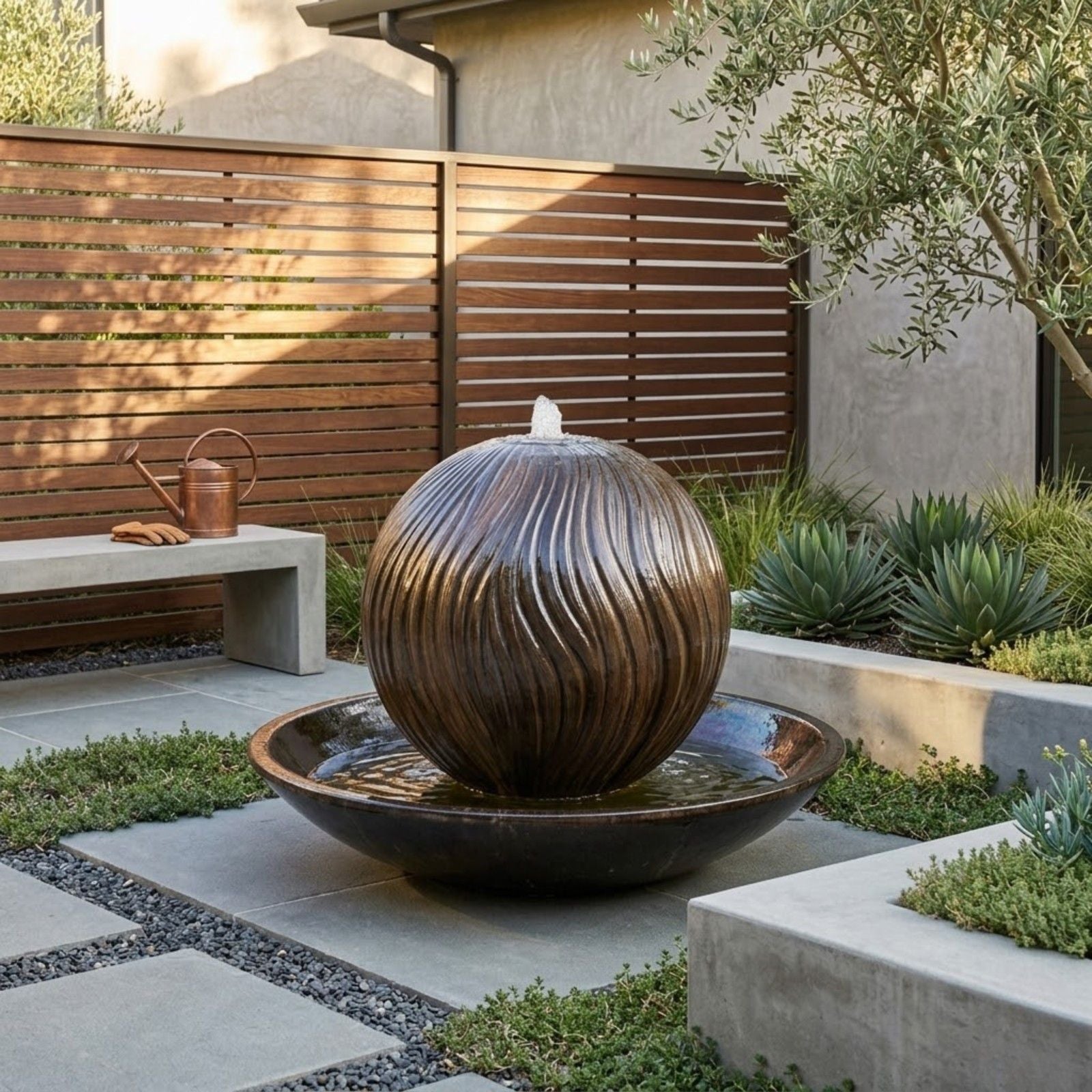 Tuscany Without Riser Garden Fountain