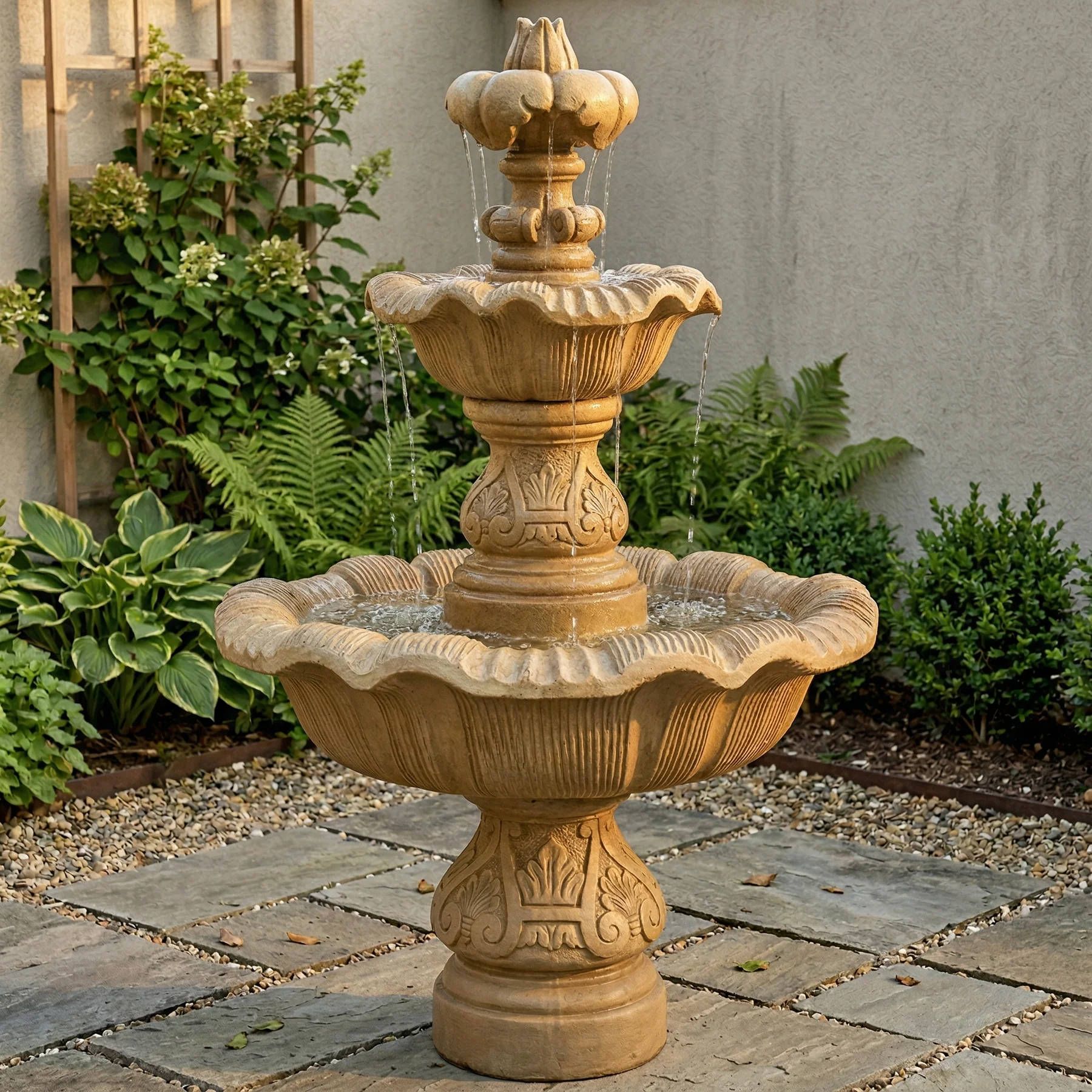 Two Tier Renaissance Fountain