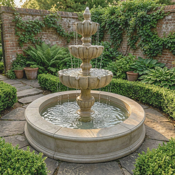 Urbino Grande Three Tier Easy Pond Fountain