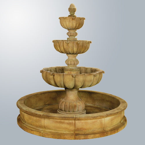 Urbino Grande Three Tier Pond Fountain