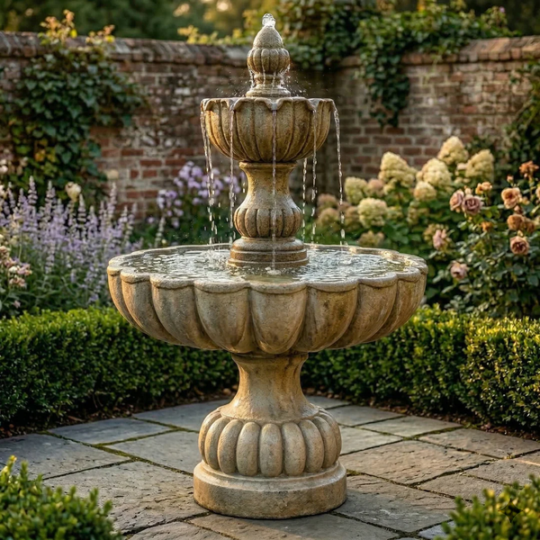 Urbino Grande Short Two Tier Fountain