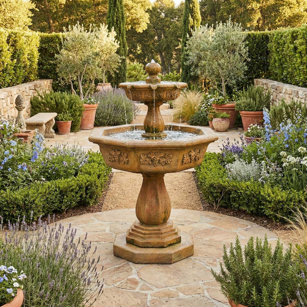 Uva Two Tier Outdoor Water Fountain