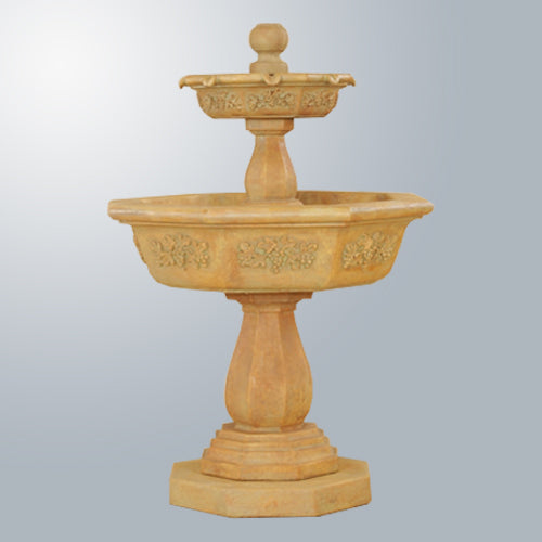 Uva Two Tier Outdoor Water Fountain