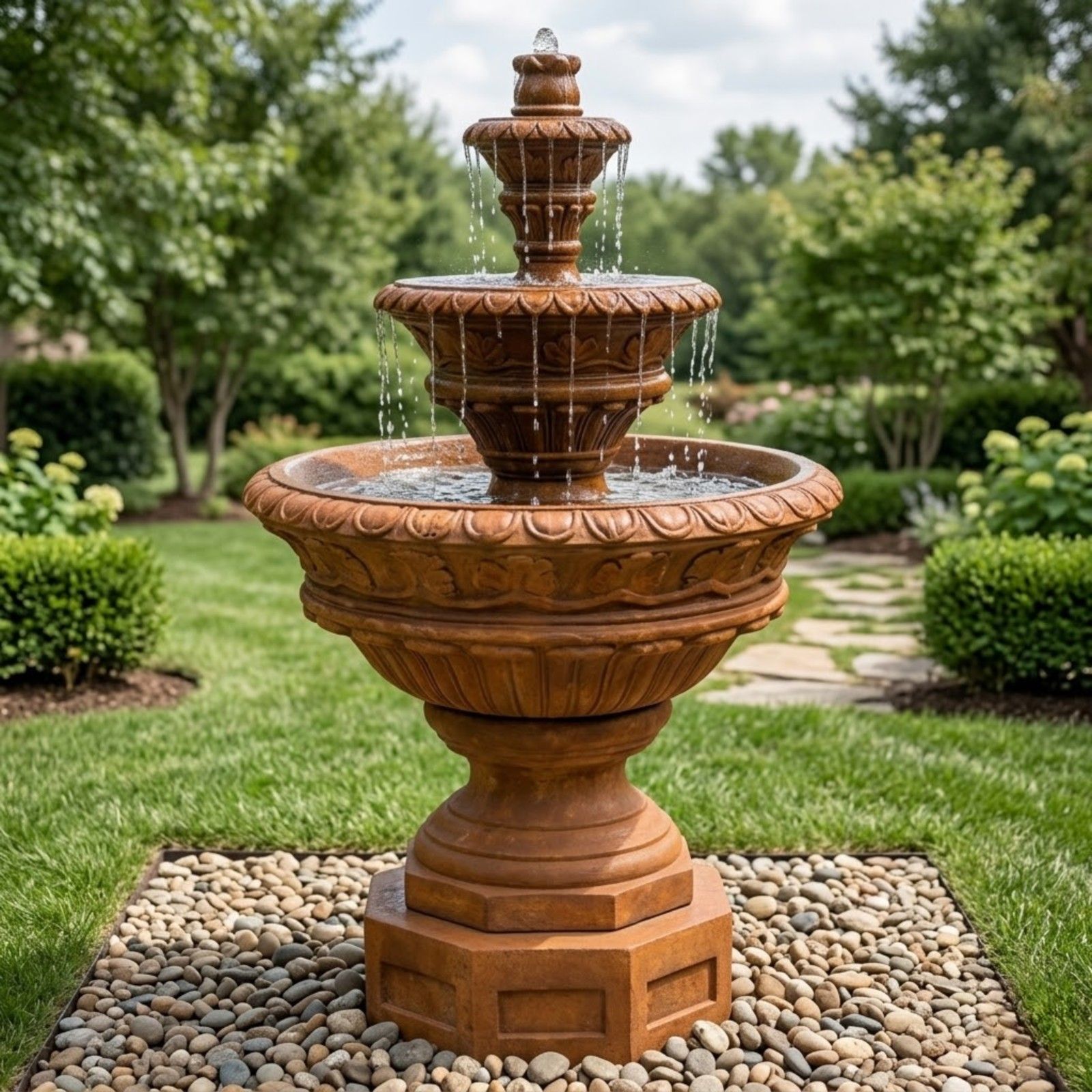 Valencia Three-Tier Fountain