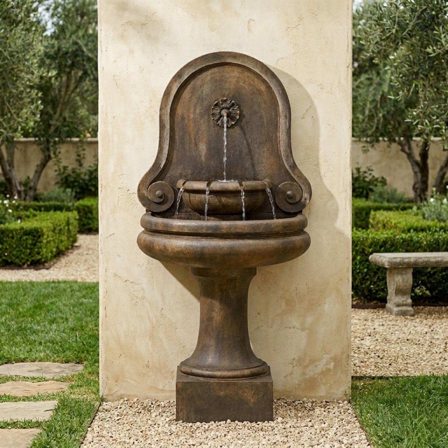 Valencia Wall Outdoor Water Fountain