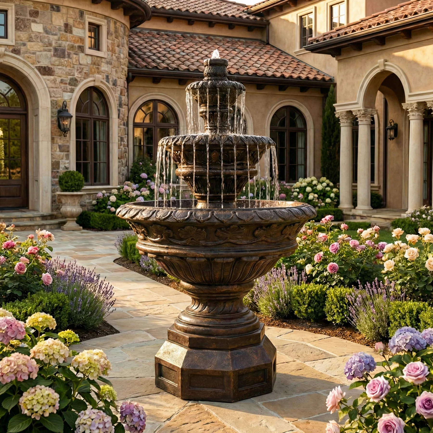 Valencia Three-Tier Fountain