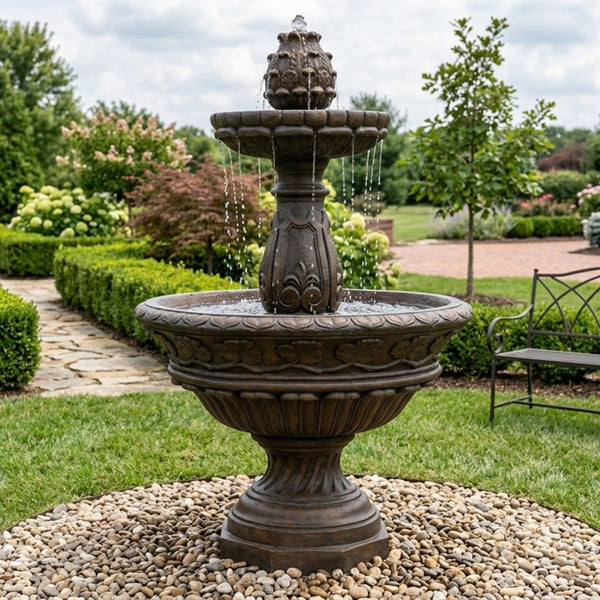 Verona Tiered Outdoor Water Fountain