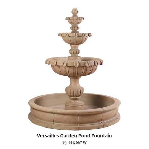 Giannini Garden Versailles Garden Pond Fountain - Thumbnail 4