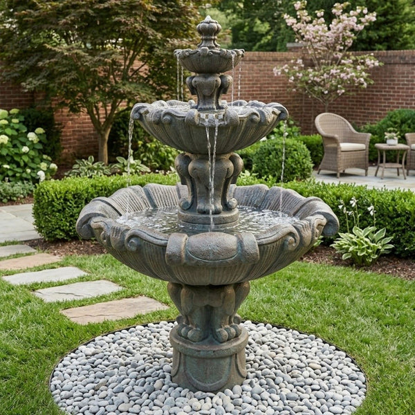Vesuvio Tiered Outdoor Water Fountain