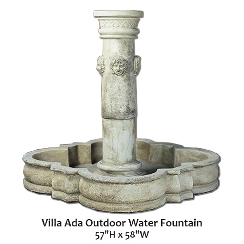 Villa Ada Outdoor Water Fountain