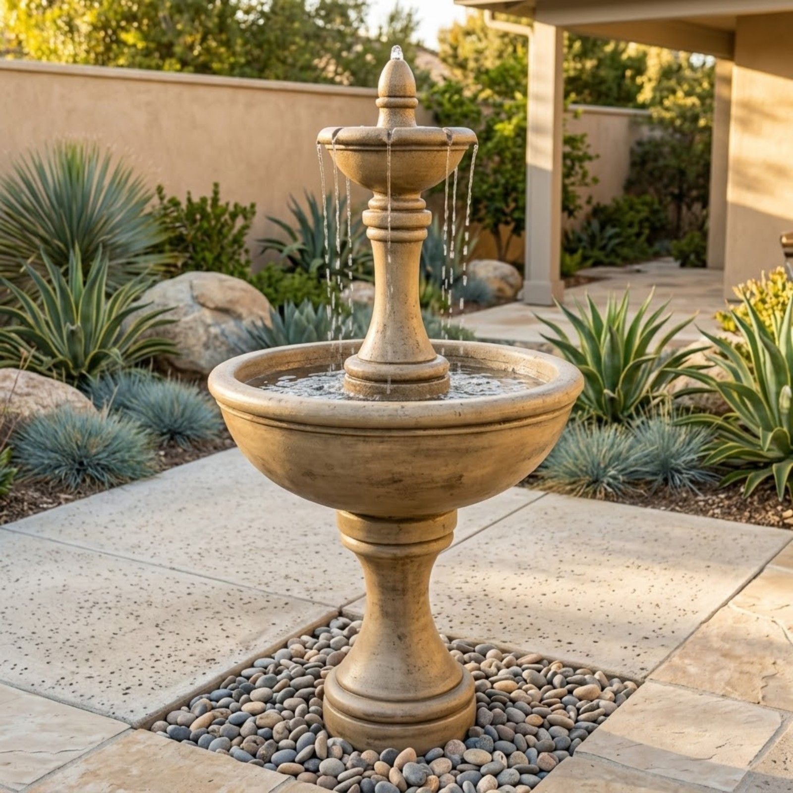 Vinci Tiered Garden Fountain