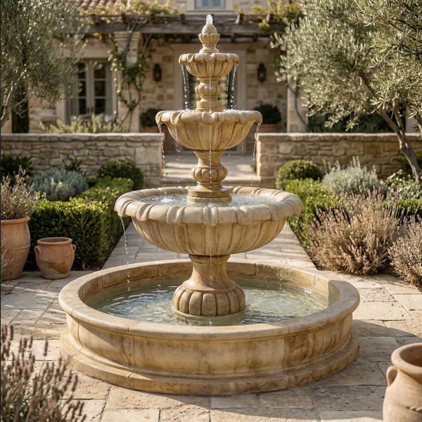 Vistamar Three Tier Pond Fountain