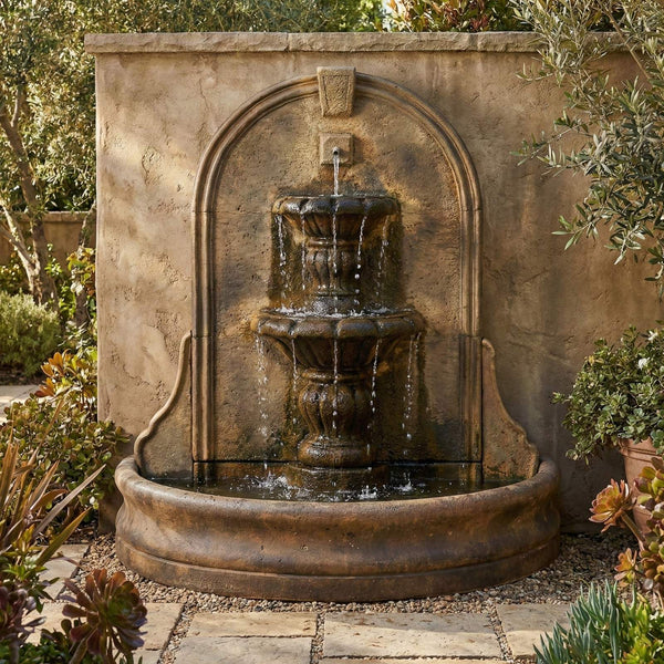 Vizcaya Wall Outdoor Fountain - Small