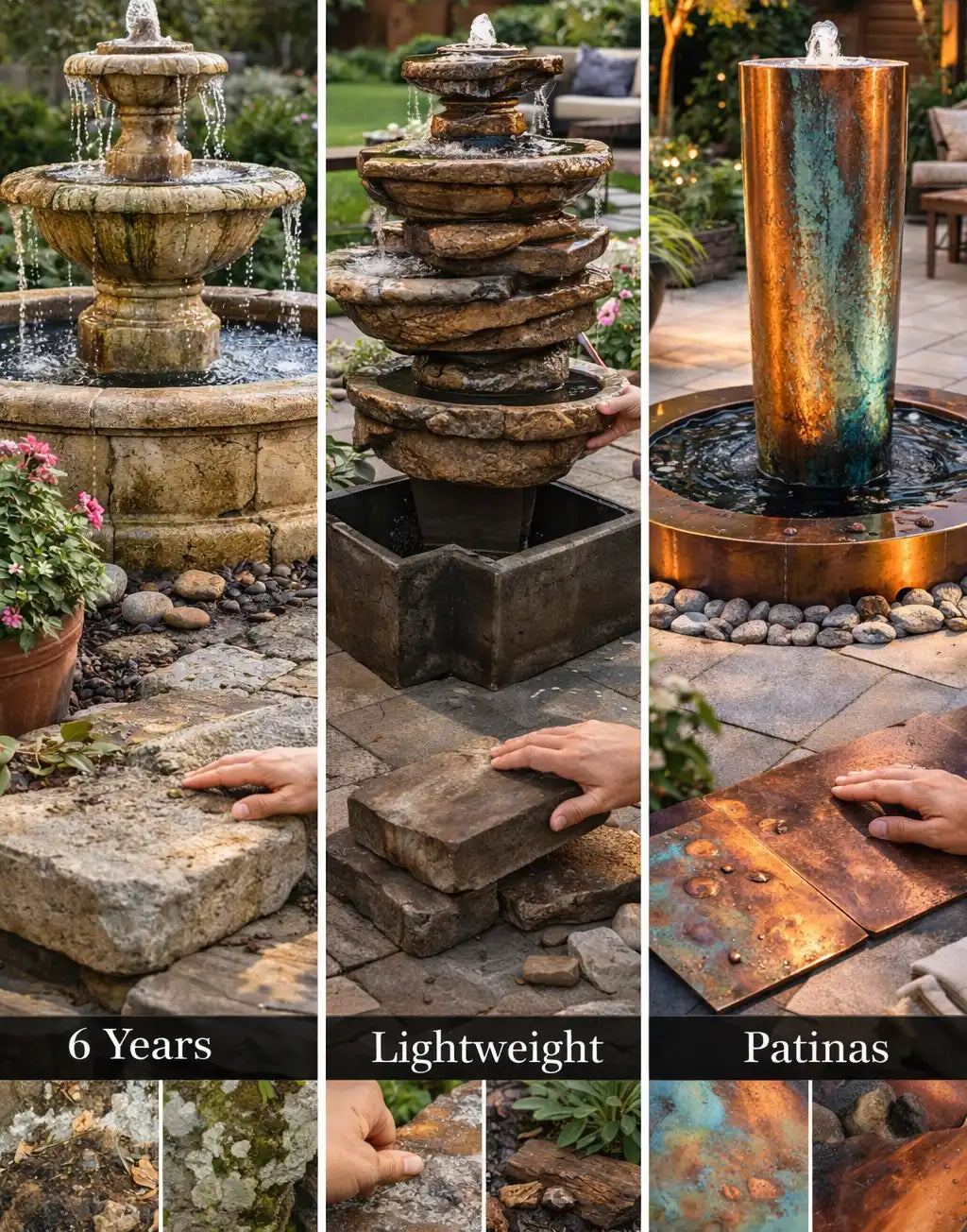 Why Outdoor Fountains Material Changes Everything