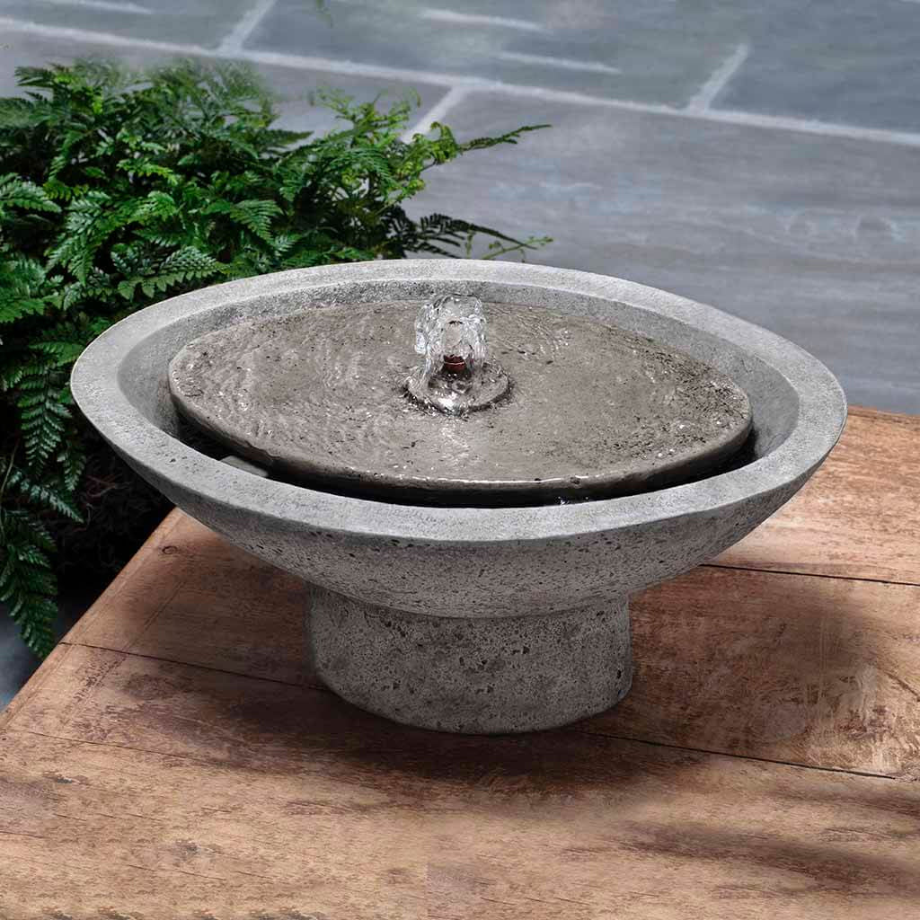 Zen Oval Garden Water Fountain