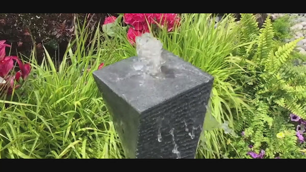 Polished Twist Granite Stone Fountain