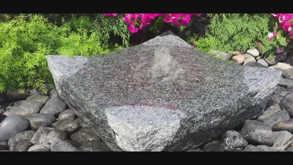 Bowled Zen Granite Stone Fountain