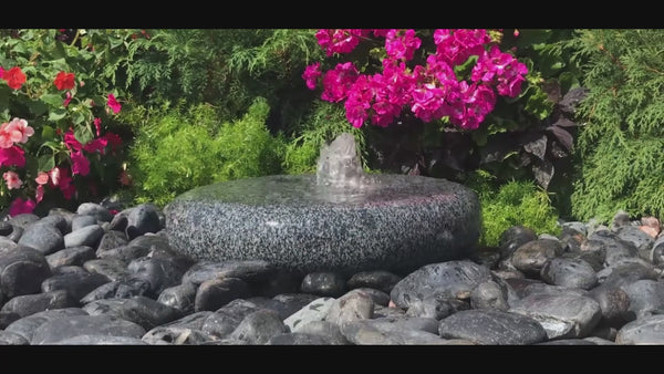 Smooth Round Granite Stone Fountain