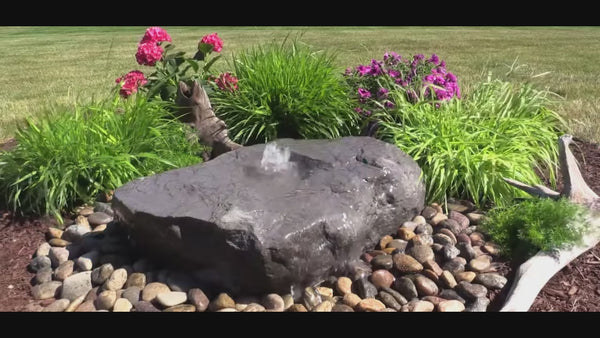 Large Bird Bath Boulder Stone Fountain