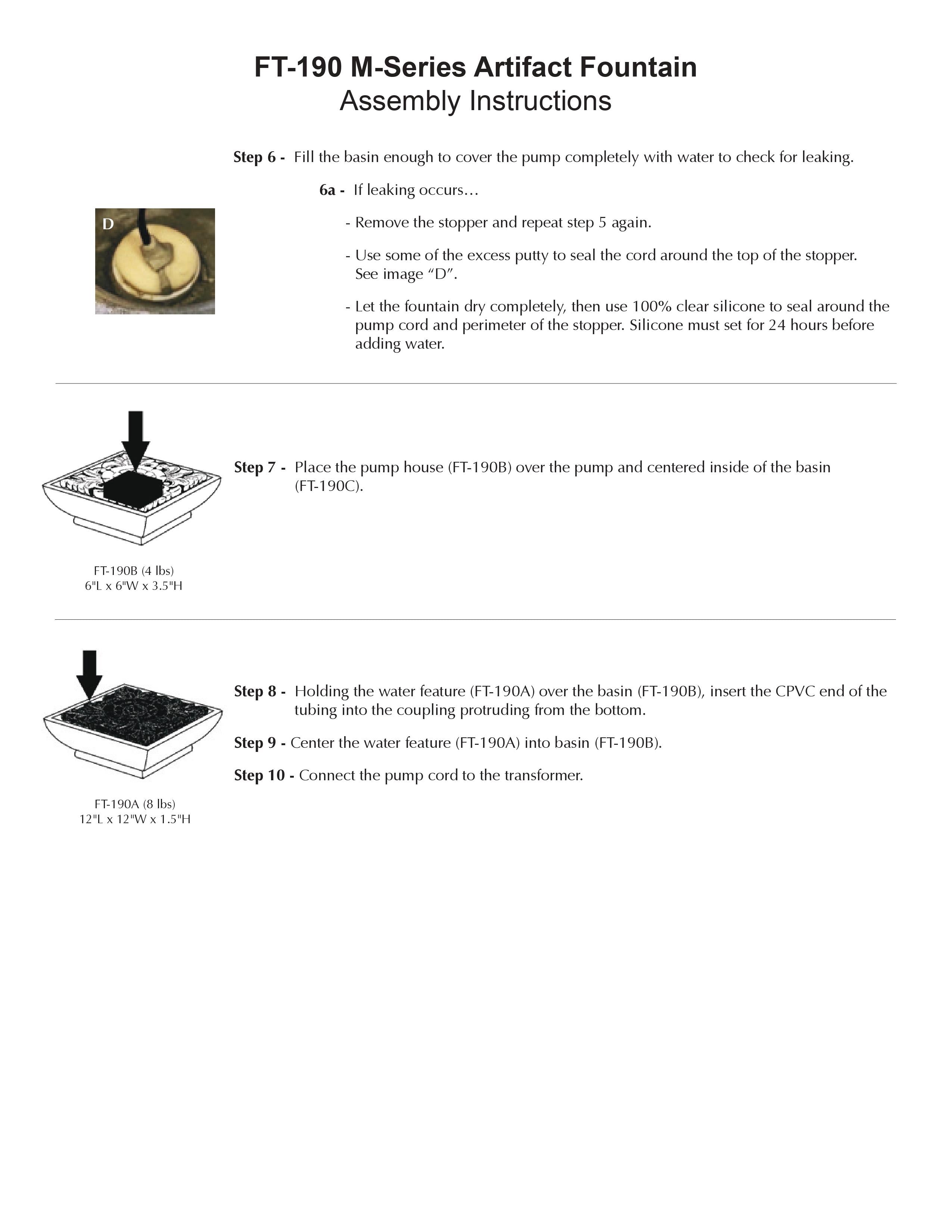 M-Series Artifact Garden Terrace Fountain
