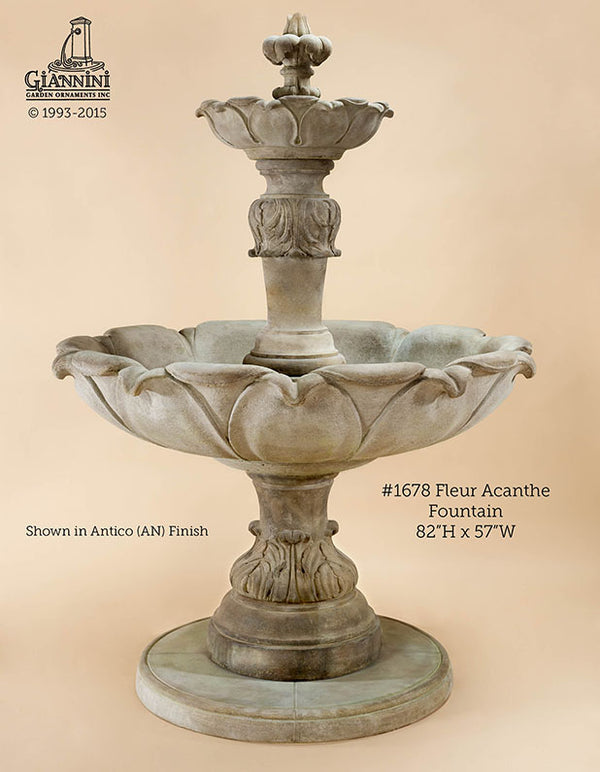 Fleur Acanthe Fountain