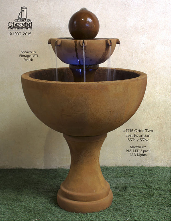 Orbis Two Tier Fountain