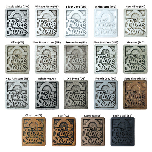 Al's Garden Art Finish Samples