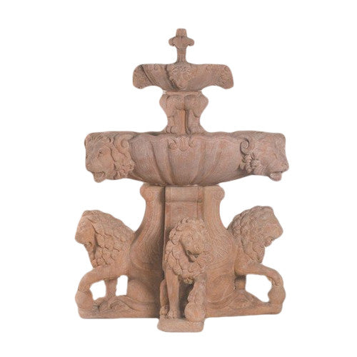 Large Lion Outdoor Water Fountain For Pond