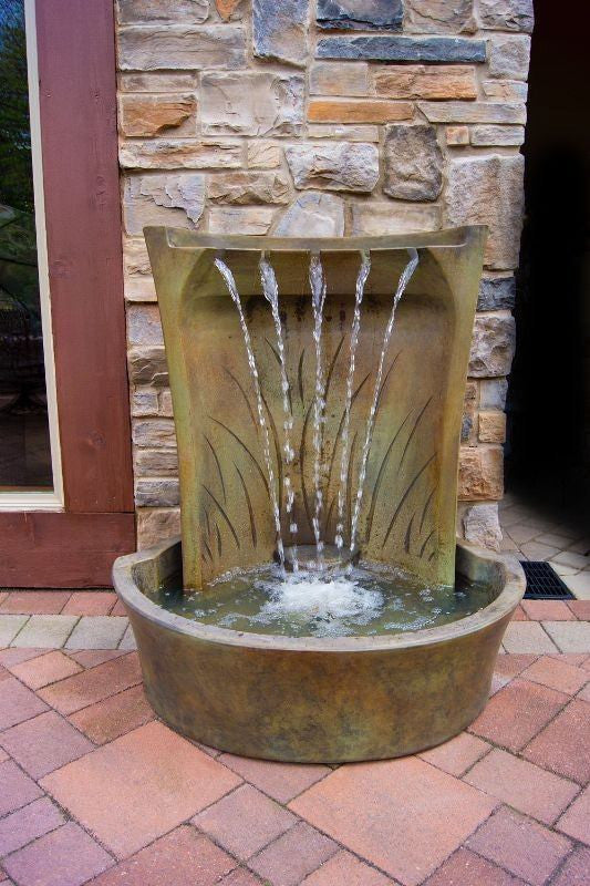 Aria Cast Stone Outdoor Fountain