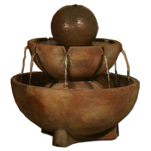 Large Sphere Stone Vessels Fountain