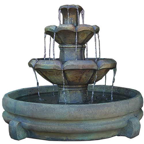 Montreux Two-Tier Fountain in Pool