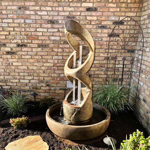 Balancing Rings Outdoor Water Fountain